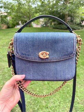 Coach Cassie Denim Crossbody Bag 19